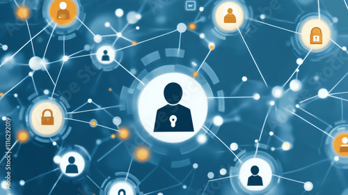 A cybersecurity team monitoring encrypted communication systems, preventing data breaches and phishing attacks