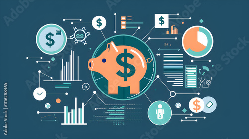 Illustrative Breakdown of Cost Savings in Virtual Machine Technology: A Comprehensive Infographic Overview photo