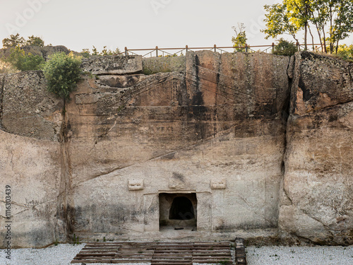 Phrygian Valley, Lion Temple ,Tomb of Solon , Kumbet Village, Eskisehir, Turkiye photo