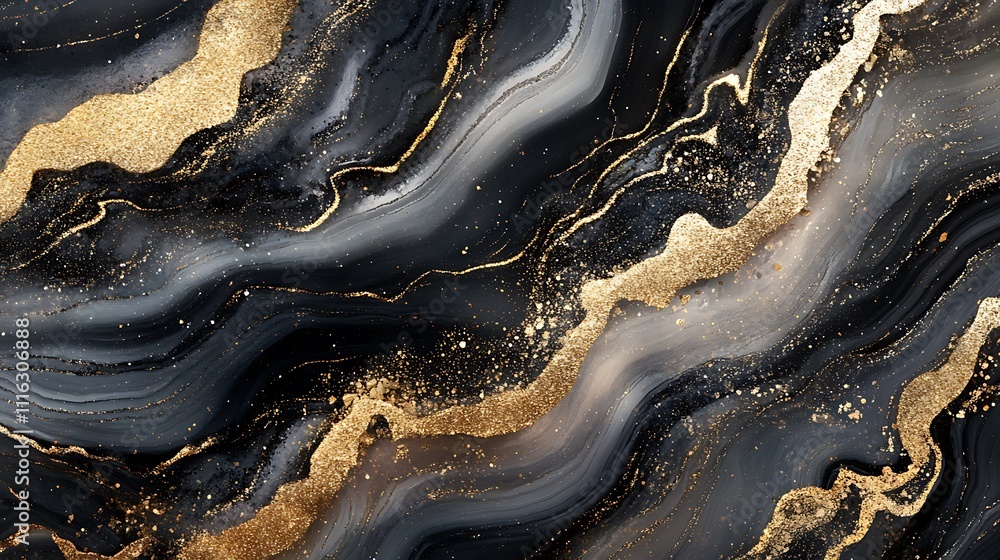Obraz premium Luxurious Background with Rich Gold Effects for Upscale Branding Projects
