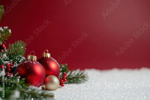 Celebrate the holiday season with a vibrant Christmas and New Year banner design