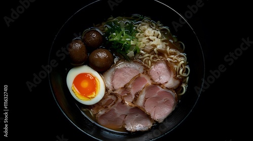 Savory Ramen Delight: A Harmonious Blend of Flavors and Textures photo