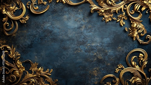 Luxurious Background with Radiant Golden Accents for Premium Designs