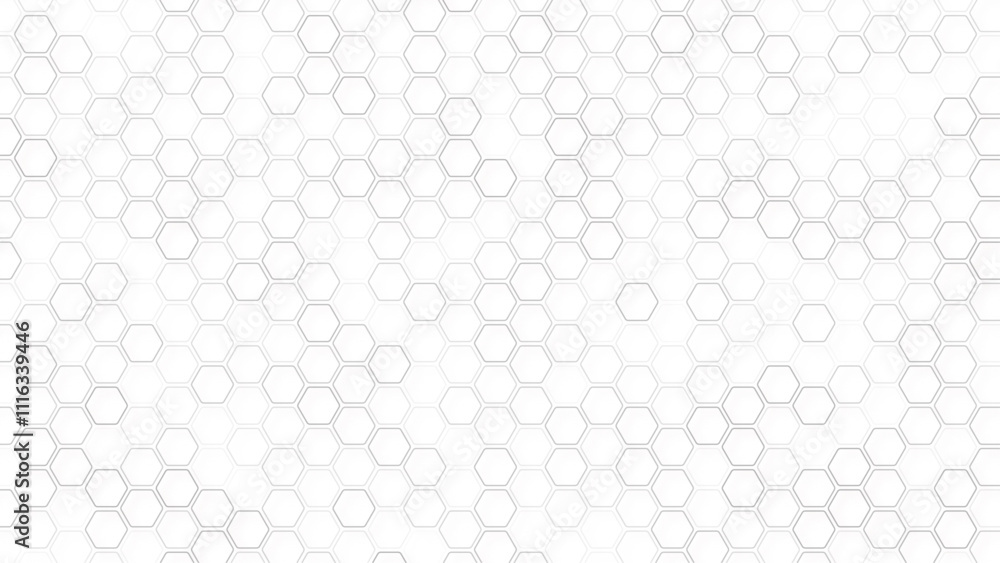 Geometric abstract background with simple hexagonal elements. White 3D futuristic honeycomb mosaic white background. Geometric abstract background with simple hexagonal elements. White 3D futuristic honeycomb mosaic white background.
