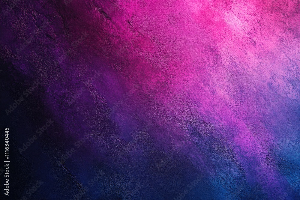 Obraz premium Purple, pink and blue abstract art with dynamic brush strokes on a textured canvas