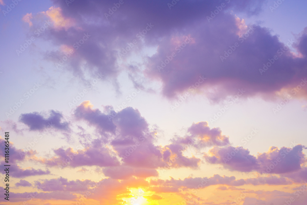 Obraz premium Sunset sky