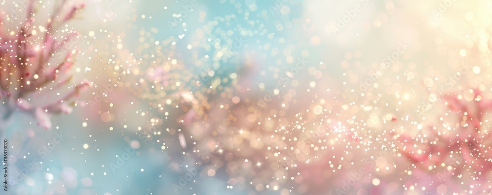 A sparkling winter scene with snowflakes, bokeh lights, and glitter, perfect for New Year and Christmas greeting cards, banners, and holiday decorations. A sparkling winter scene with snowflakes, bokeh lights, and glitter, perfect for New Year and Christmas greeting cards, banners, and holiday decorations.