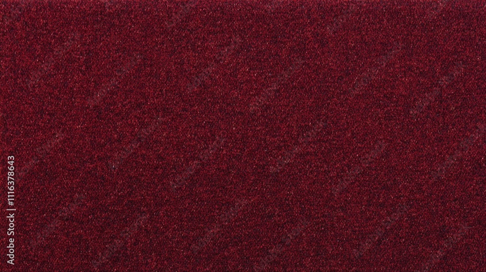 Fototapeta premium Maroon fabric texture of a sports jersey, highlighting its soft weave and fine details, ideal for showcasing athletic wear, textile, and fashion design purposes.
