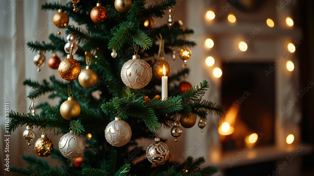 christmas tree and decorations christmas tree and decorations