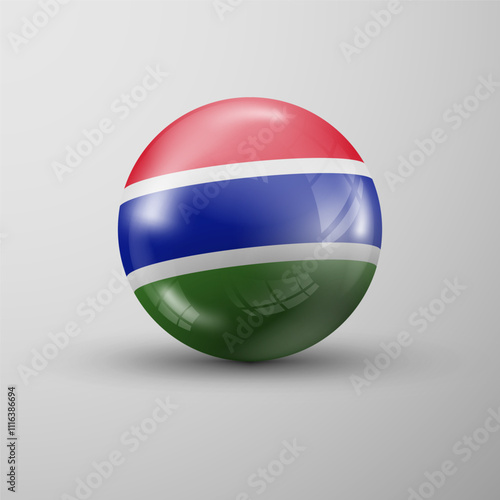3d sphere background with flag of Gambia Free Download 3d sphere background with flag of Gambia - GFXLoad