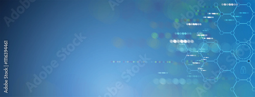 Technology abstract futuristic science background for internet business.