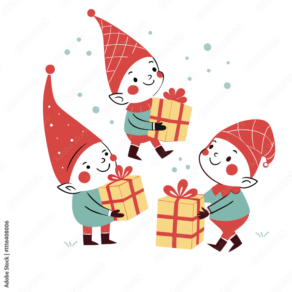 Naklejka premium Festive Christmas T-Shirts: Perfect Holiday Gifts Apparel