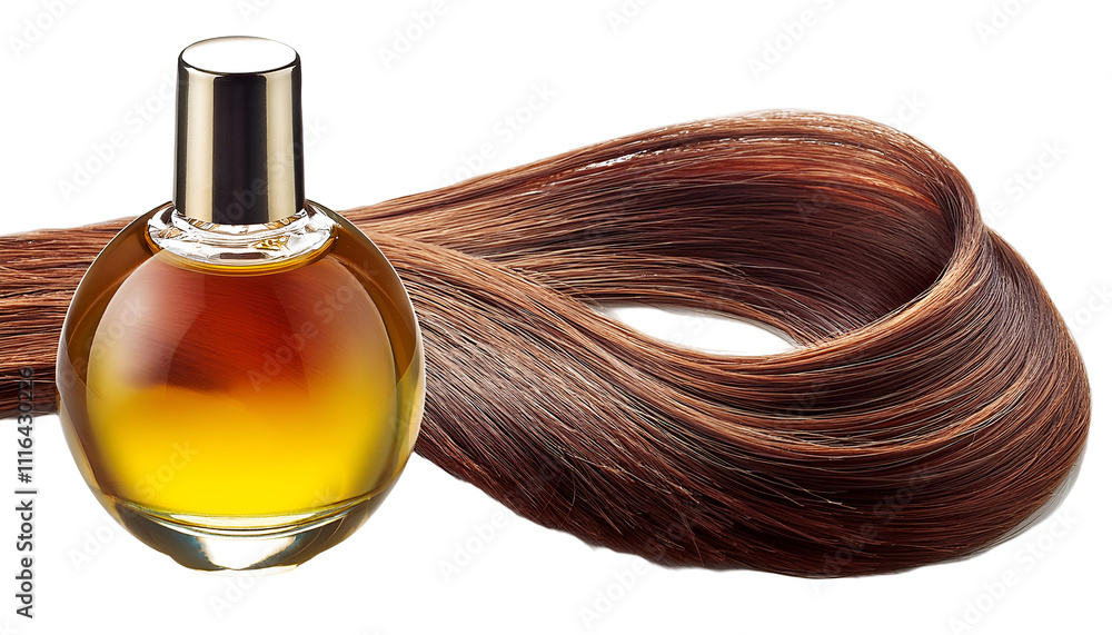 Fototapeta premium Hair serum. isolated. on a transparent background.