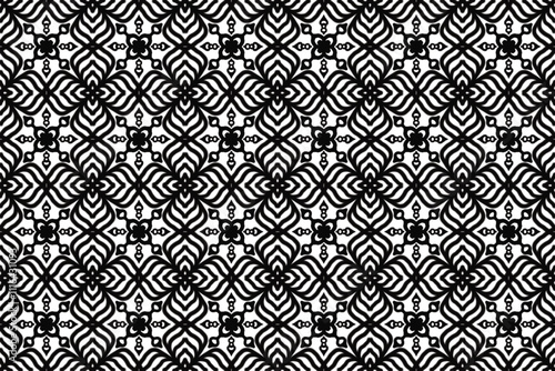 Black and white seamless pattern.