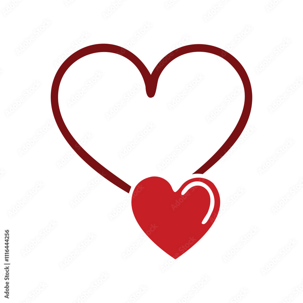 Sweet Valentine Elements Icon Silhouette Vector Line Art Sweet Valentine Elements Icon Silhouette Vector Line Art