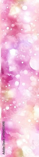Abstract soft pink shapes in a loose watercolor style. 