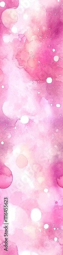 Abstract soft pink shapes in a loose watercolor style. 