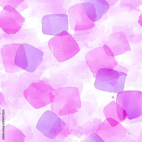 Abstract soft pink shapes in a loose watercolor style. 