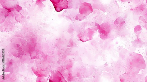 Abstract soft pink shapes in a watercolor style. 