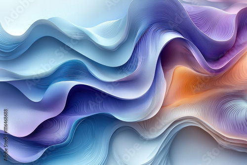 Wallpaper Mural Abstract colorful wave pattern background. Torontodigital.ca