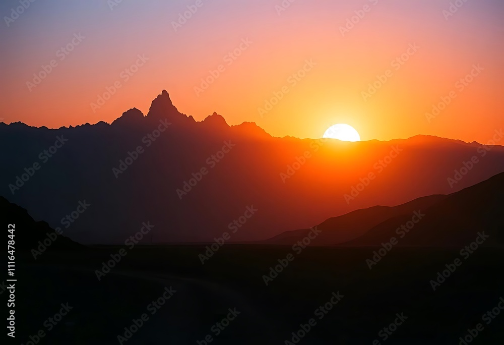 sunrise over the mountains sunrise over the mountains