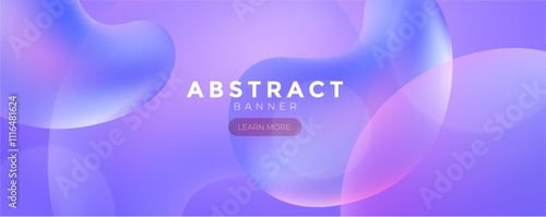Purple liquid web banner, abstract liquid banners, web headers.