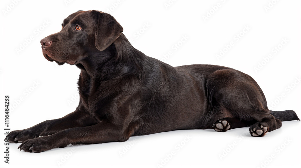 Beautiful cute Labrador dog on a bright background Beautiful cute Labrador dog on a bright background