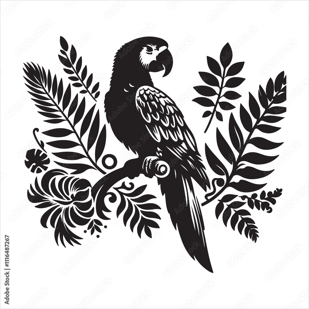Obraz premium Get parrot-inspired home décor to add some color to your room.