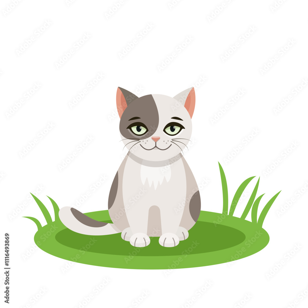 Cute cat vector, icon vector illustration, cat silhouette on white background, eps, png, cat vector. Cat print. Cute kitten. Cute cat vector, icon vector illustration, cat silhouette on white background, eps, png, cat vector. Cat print. Cute kitten.