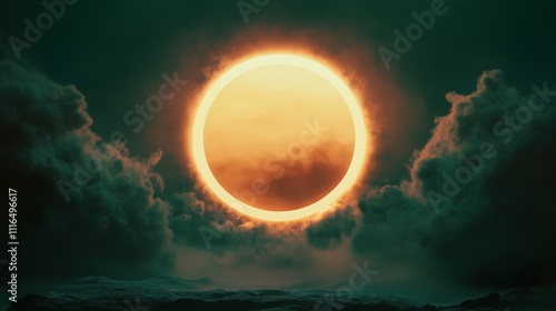 Golden Eclipse - The Glow Within the Storm