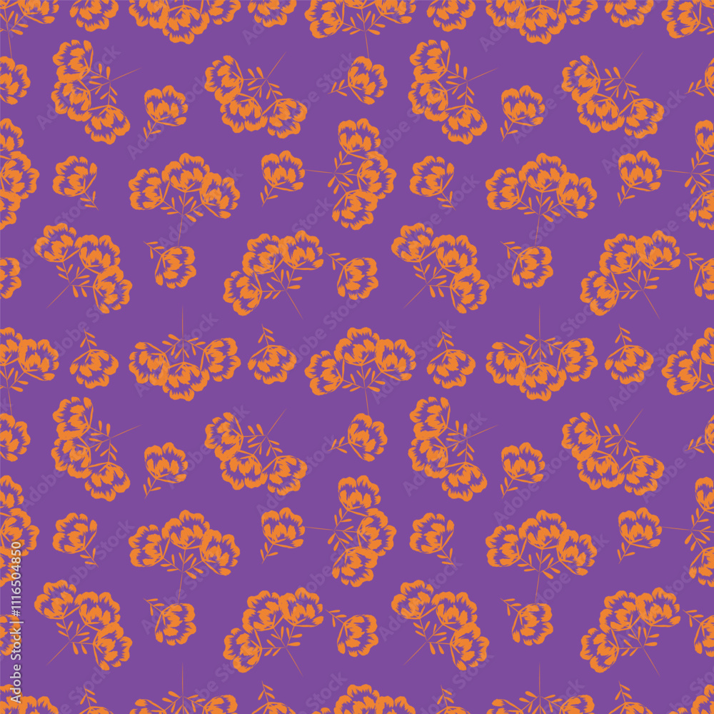 Floral pattern background vector illustration design. Floral pattern background vector illustration design.