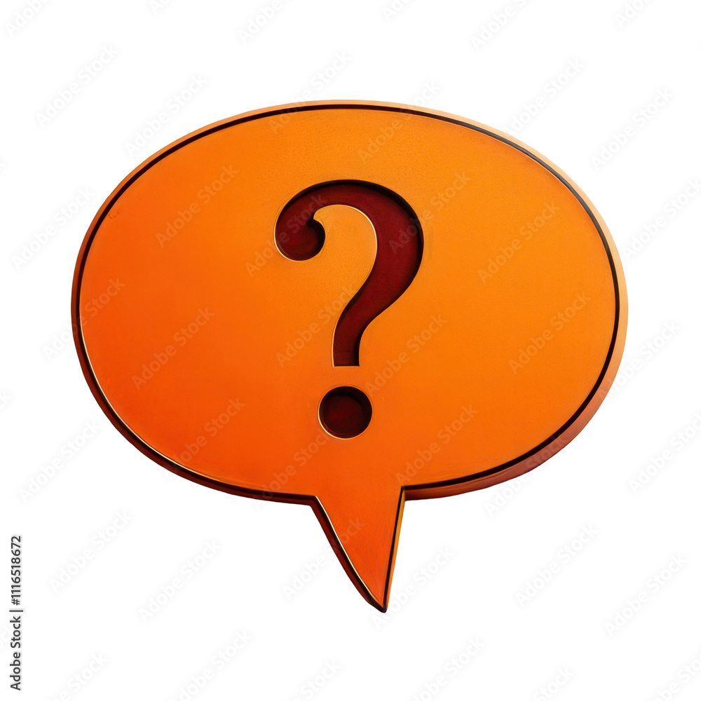 Feedback request icon featuring blank speech bubble with question mark transparent background Feedback request icon featuring blank speech bubble with question mark transparent background