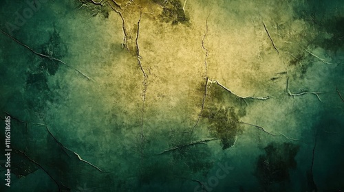 Dark green grunge textured background with cracks and light.