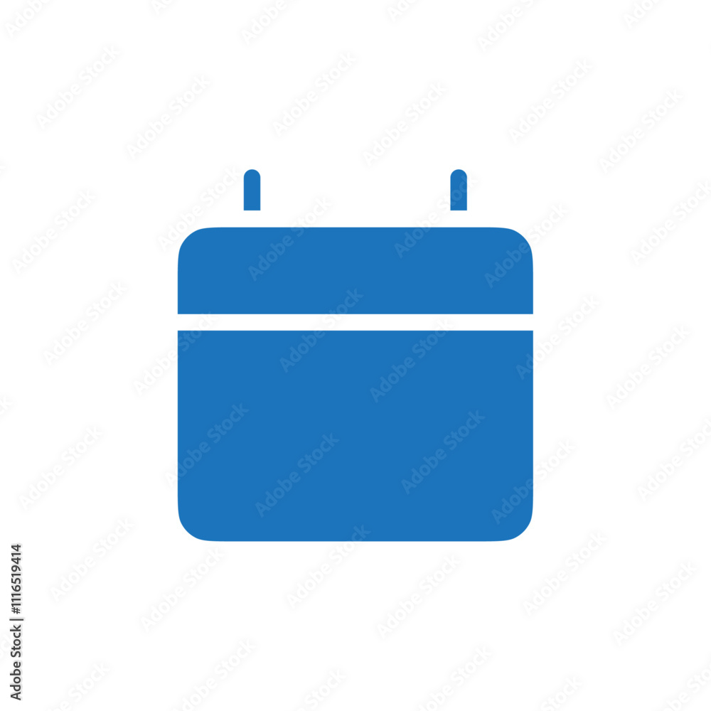 Calender icon Flat line illustration Calender icon Flat line illustration