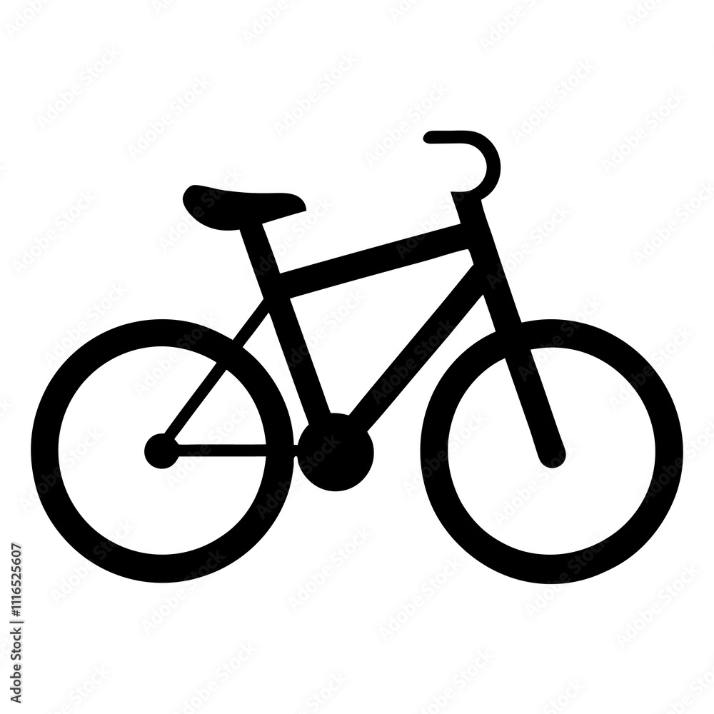bicycle silhouette vector illustration bicycle silhouette vector illustration