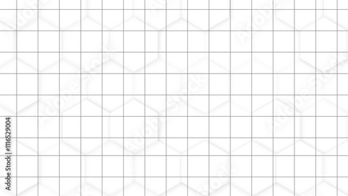 Seamless pattern of the hexagonal netting