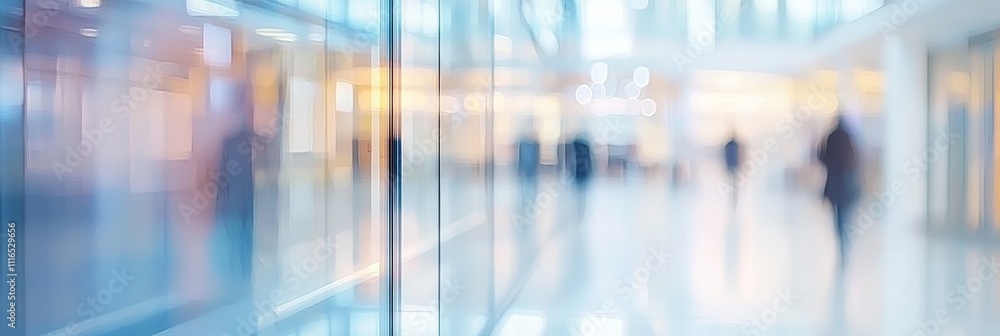 Abstract Modern Interior Blurred Office Space Defocused White Light Background and Soft Reflections Abstract Modern Interior Blurred Office Space Defocused White Light Background and Soft Reflections
