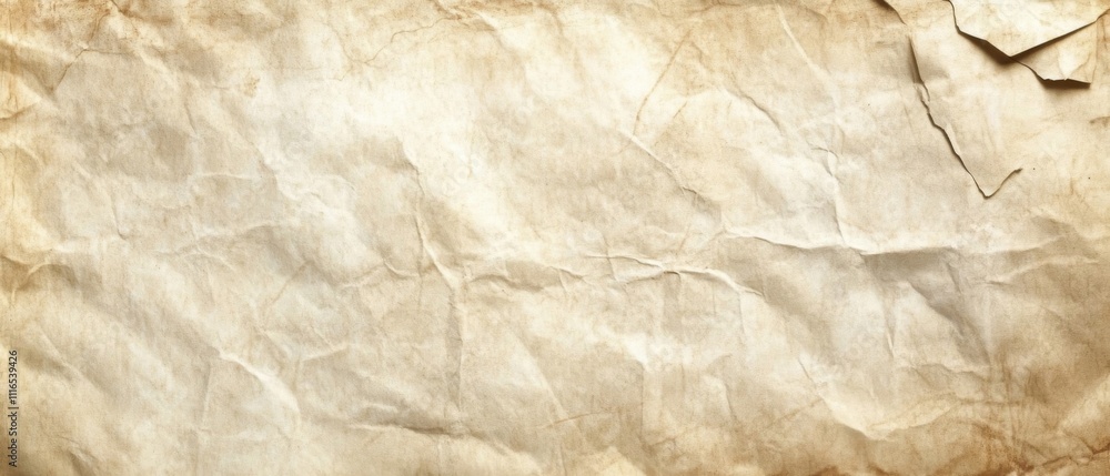 Crumpled and Aged Paper Texture Crumpled and Aged Paper Texture
