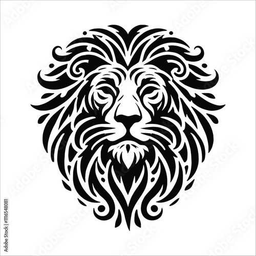 Silhouette of a lion