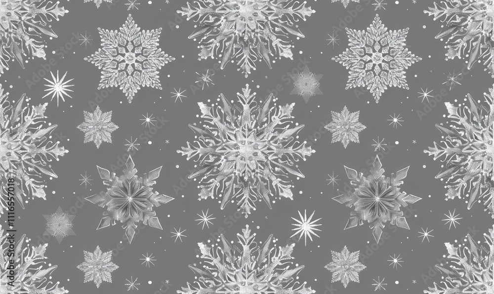 Vector Snowflake Icon Patterns for Luxury Holiday Decorations and Posters Vector Snowflake Icon Patterns for Luxury Holiday Decorations and Posters