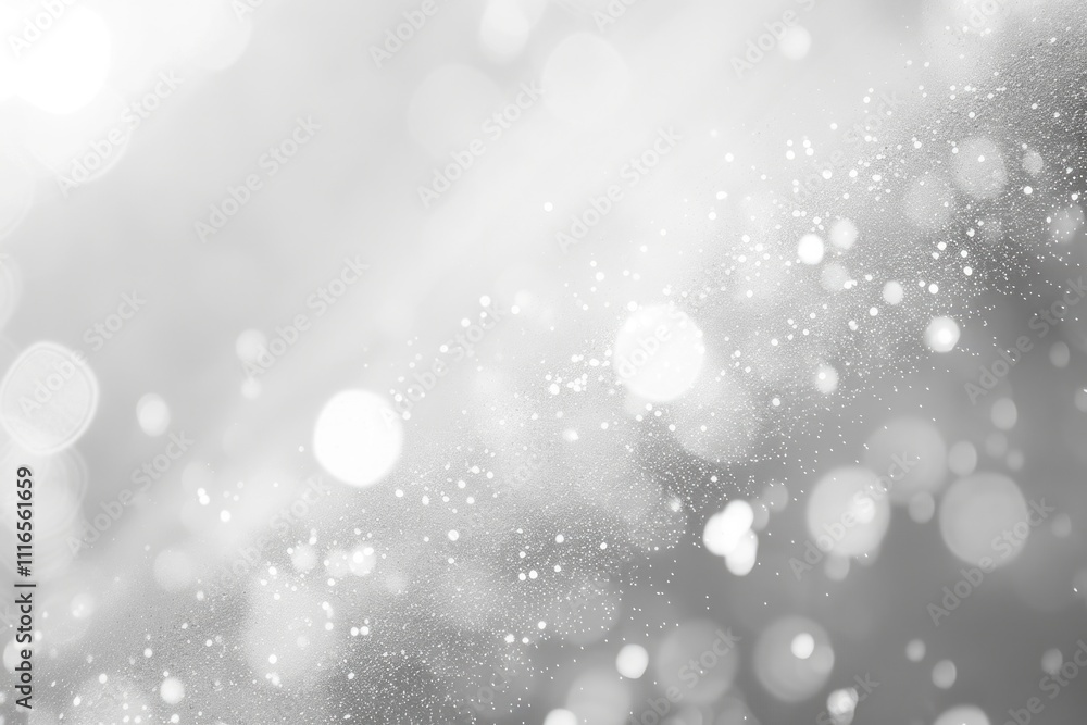 White Abstract Background with Blurred Bokeh Lights in Office Space White Abstract Background with Blurred Bokeh Lights in Office Space