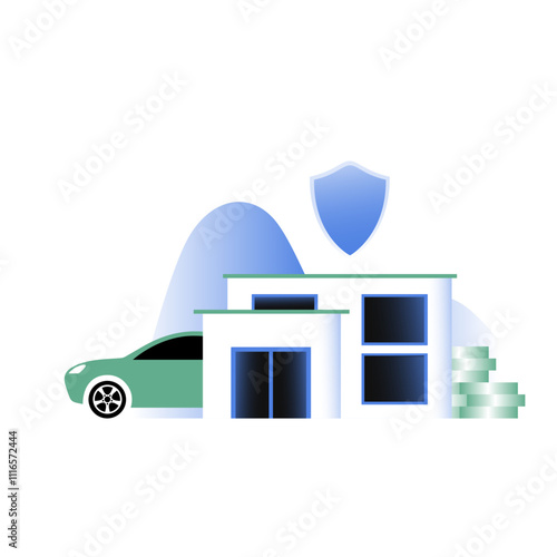 Property insurance for car and house