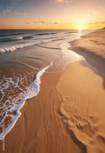 Golden sands of the Baltic Sea at Kurshskaya Kosa, kurshskaya kosa, landscape photo