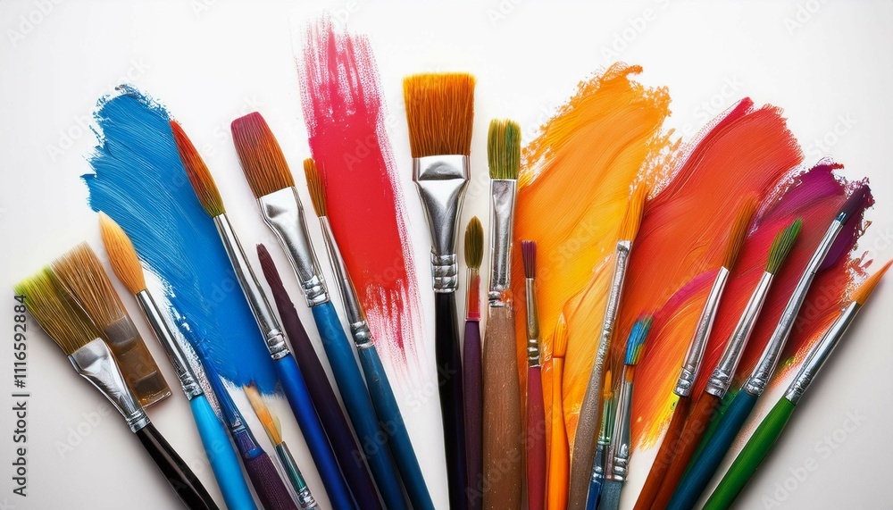 Obraz premium brushes and paints