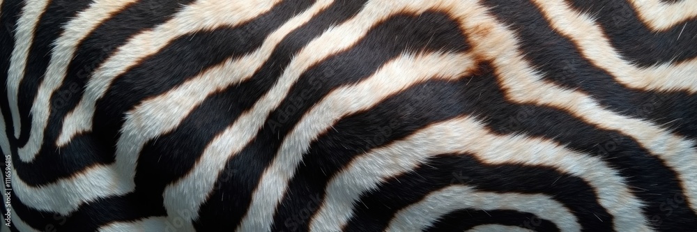 Close-up of a zebra's distinctive black and white stripes, showcasing a unique natural pattern perfect for design, wildlife, or education themes. Close-up of a zebra's distinctive black and white stripes, showcasing a unique natural pattern perfect for design, wildlife, or education themes.