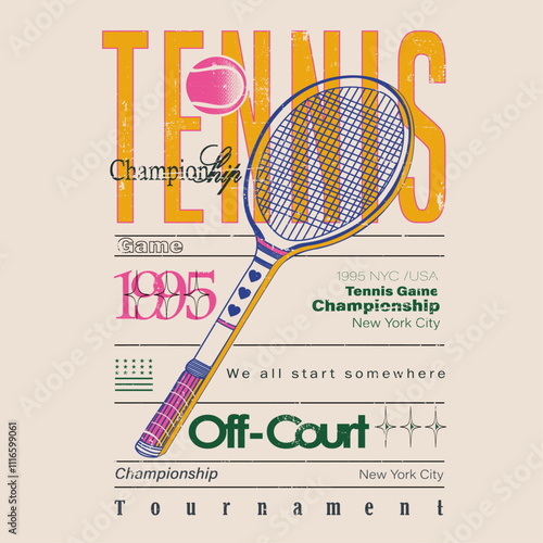 Tennis Ball. t shirt Design. sports graphic. tennis print Design. Graphic Design. tennis club. women's athletic print. vintage sports. boys girls artwork. women's t shirt design. logo slogan graphic. 