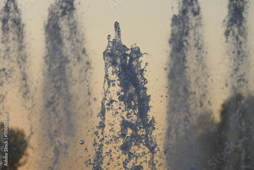 water fountain in the park
