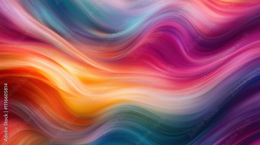 Obraz premium Abstract colorful wavy background.