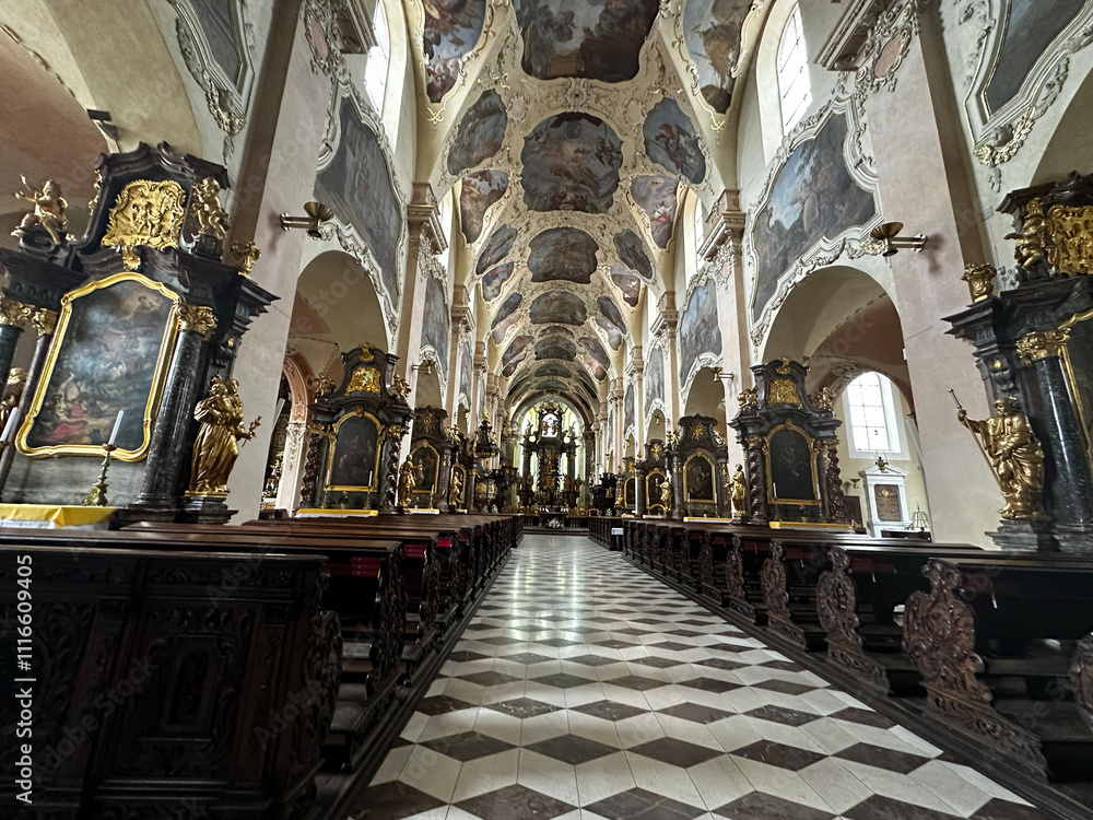 Fototapeta premium interior of saint cathedral