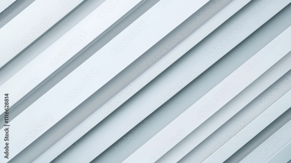 Obraz premium Light Gray and White Diagonal Stripes Background